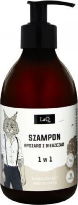 LaQ Szampon dla mężczyzn nawilżający 1w1 Ryszard z Bieszczad 300ml