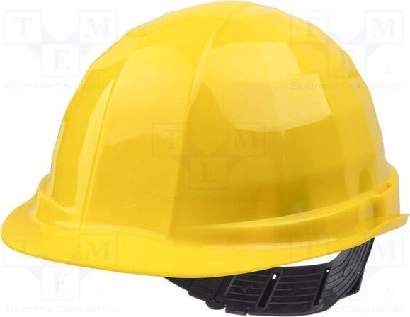 Wolfcraft Kask ochronny Wolfcraft - żółty