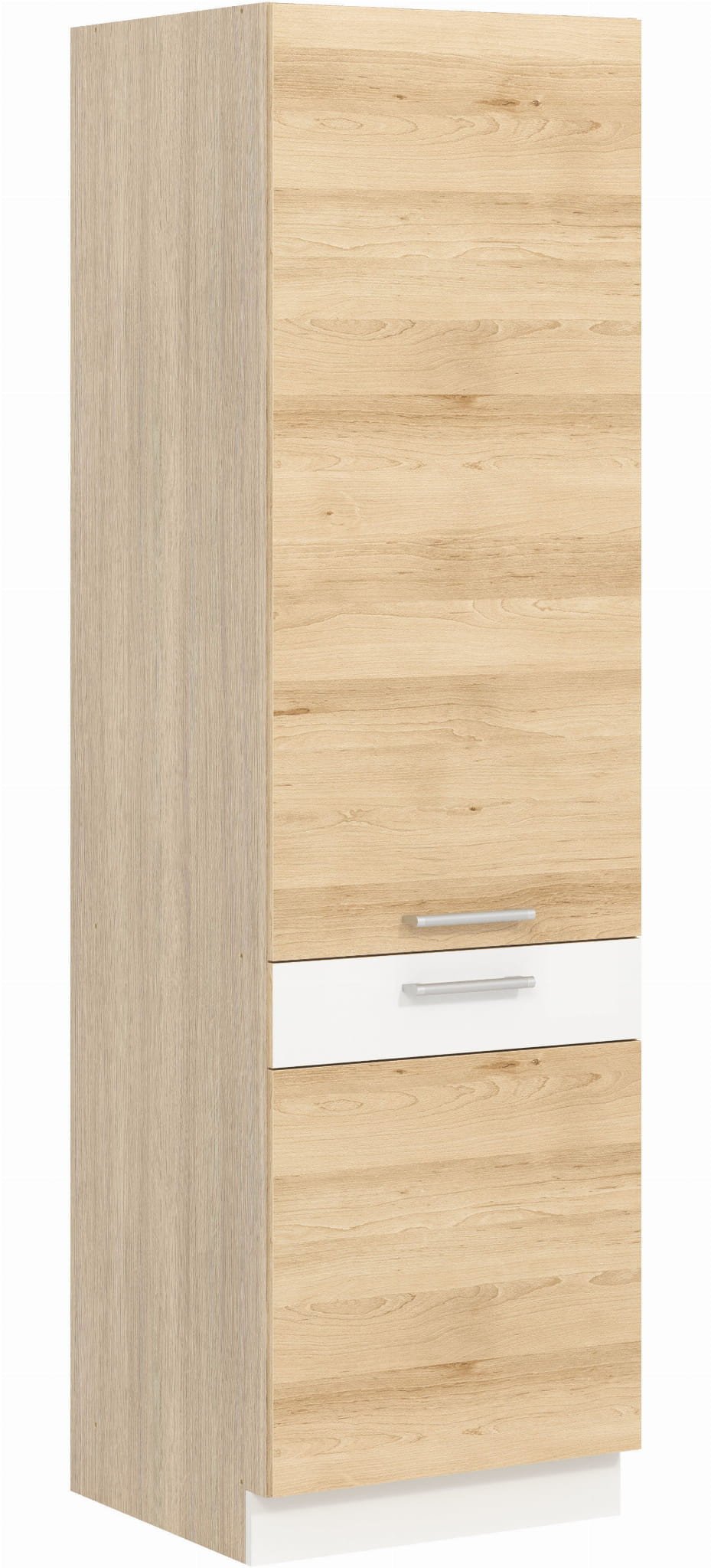 Szafka dolna kuchenna regał słupek MODENA MD22/D60C buk / biały połysk