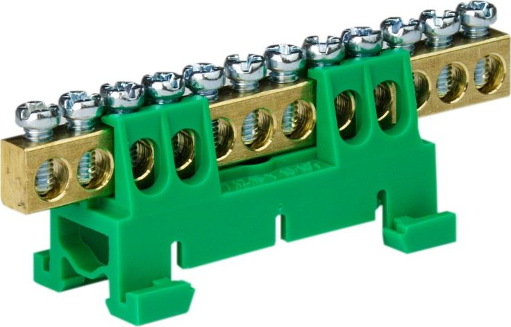 F&F Zacisk listwa zaciskowa 12-torowa zielona 8085