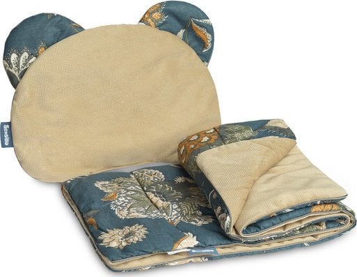 Sensillo KOMPLET DO WÓZKA VELVET MAROKO BEŻOWY