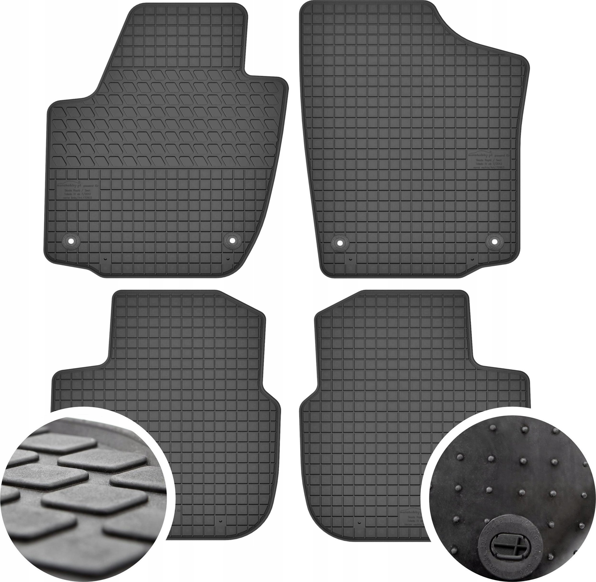 GeyerHosaja Dywaniki gumowe do Seat Toledo IV