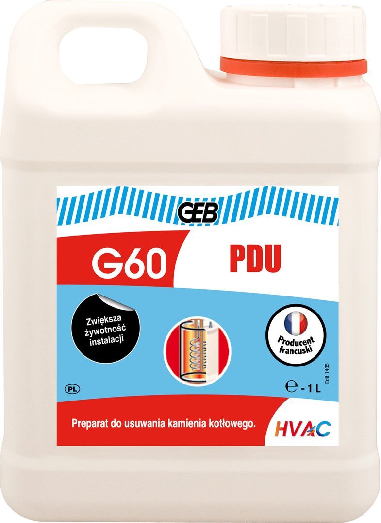 Geb PDU - Preparat do usuwania kamienia kotłowego z instalacji co 1 l