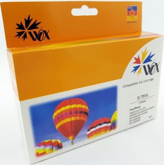 Tusz THI Zgodny Tusz Yellow do Epson WP-4000 WP-4015 WP-4095 WP-4500 WP-4515 WP-4595 / T7014 C13T70144010 / Żółty / 36 ml / zamiennik uniwersalny