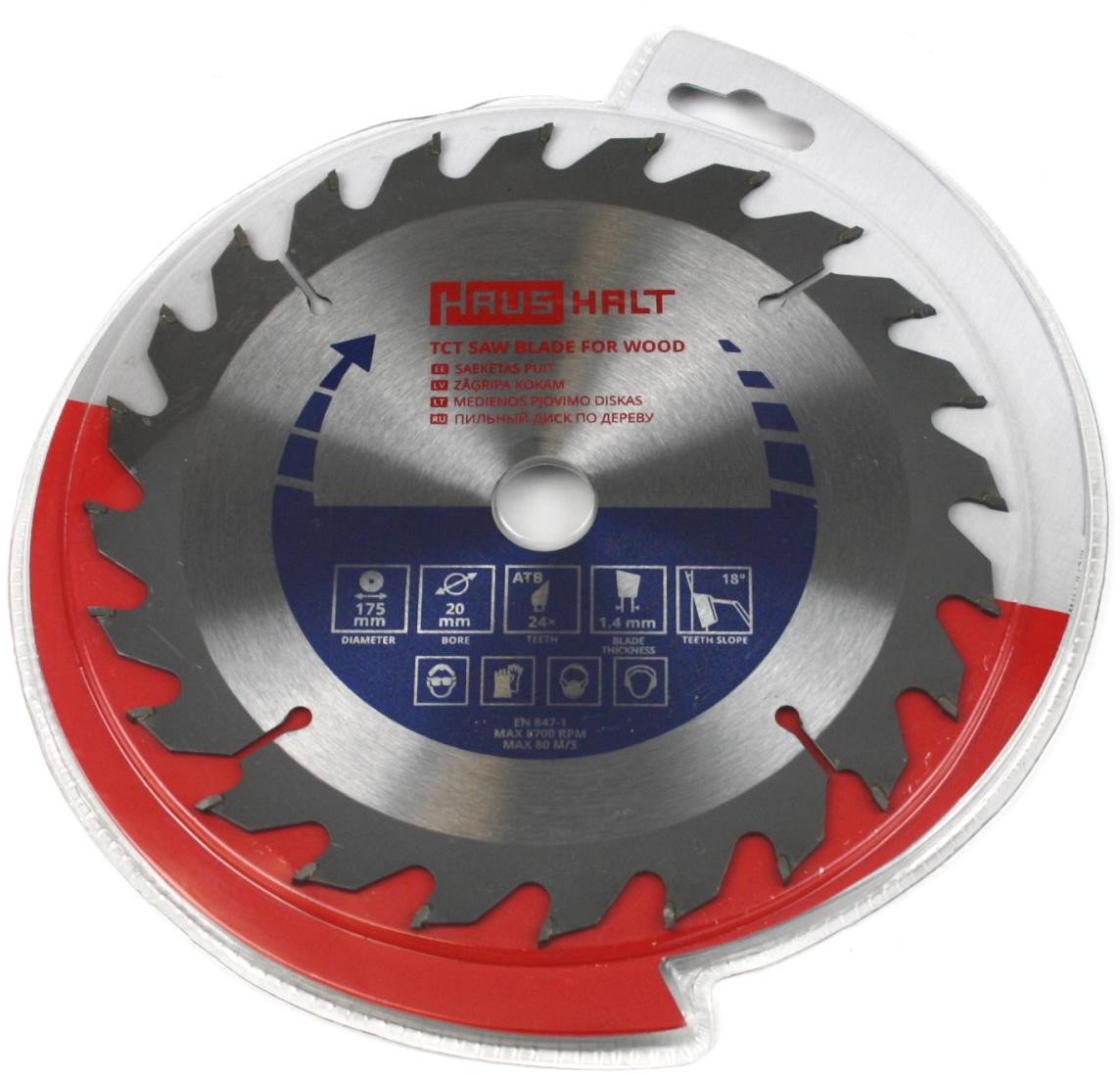 CIRCULAR SAW BLADE WOOD 175X20X24