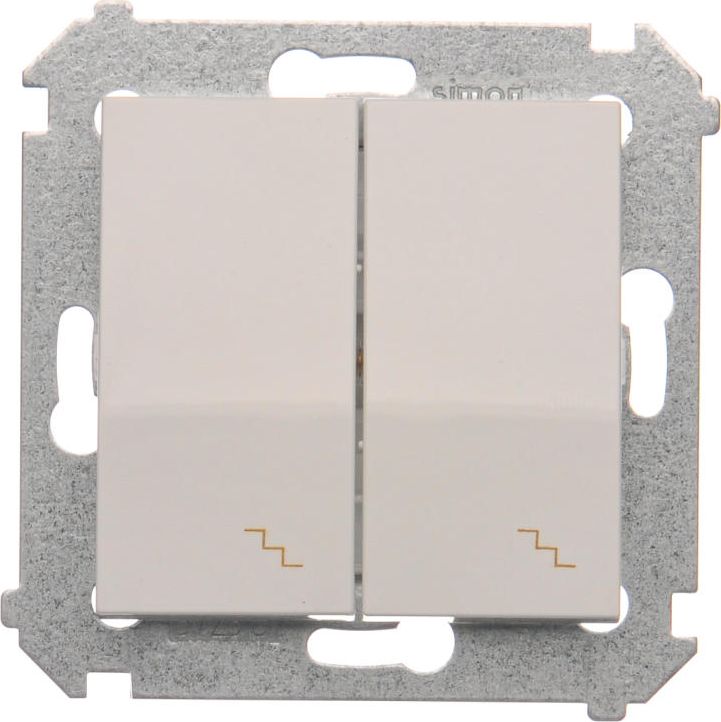 Kontakt-Simon Łącznik schodowy podwójny biały - DW6/2.01/11