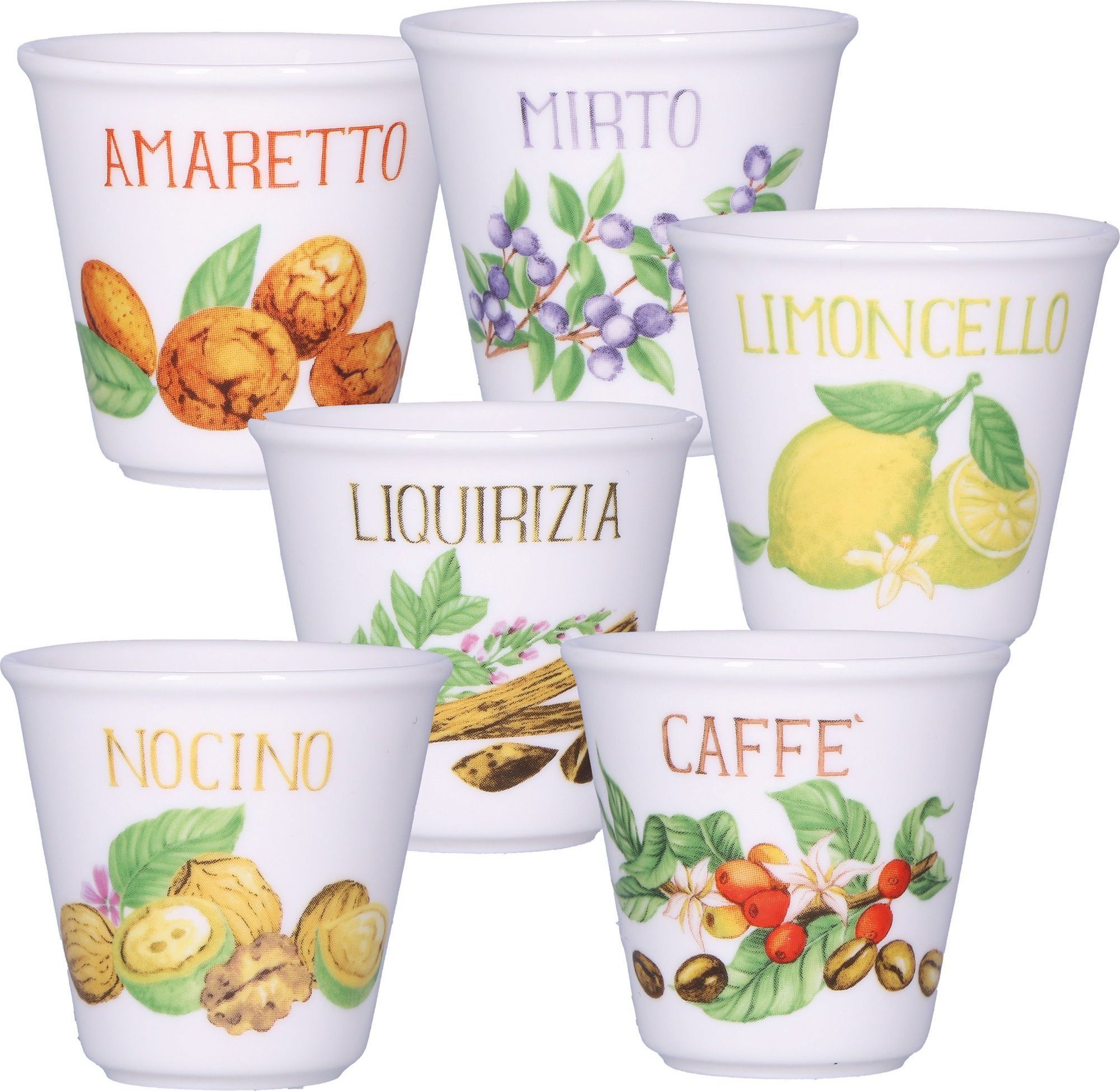 La Porcellana Bianca La Porcellana Bianca Liquorelli Zestaw 6 kieliszków