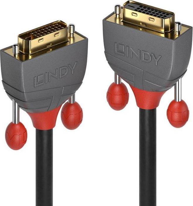 Kabel Lindy DVI-D - DVI-D 5m czarny (36234)