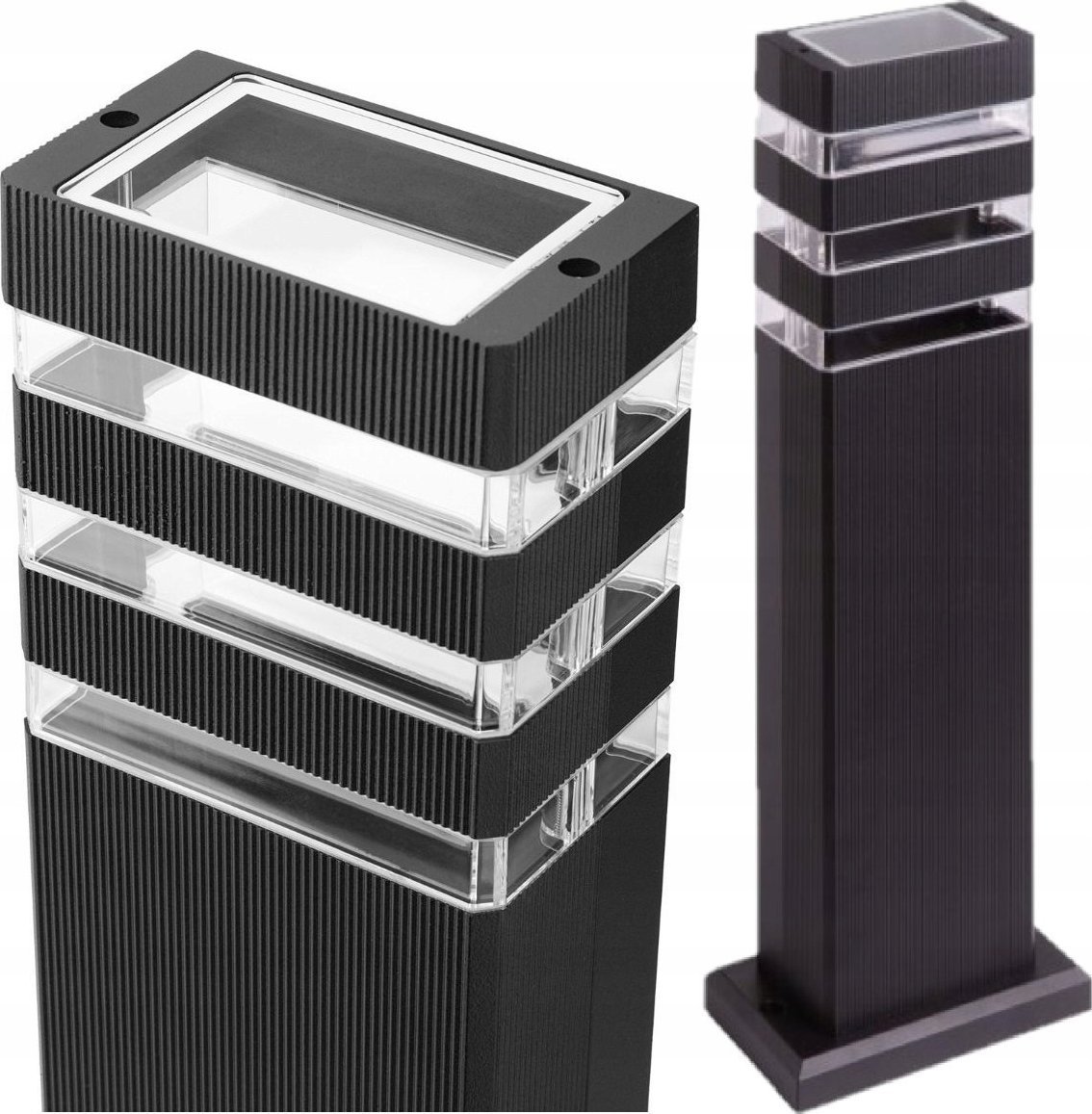 ECOLIGHT2 Eco Light* SO-40 EC79419 słupek ogrodowy zewnętrzny 1x35W GU10 IP44 230V czarny