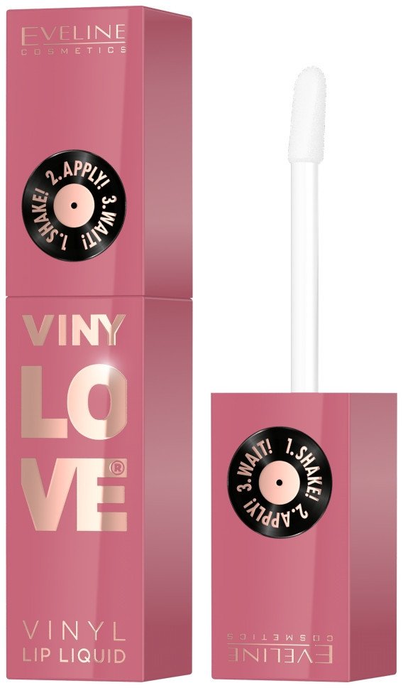 Eveline VinyLove długotrwała pomadka płynna z efektem winylowym 05 Rosy 4ml