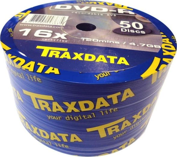Traxdata DVD-R 4.7 GB 16x 50 sztuk (TRD50S-)