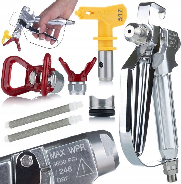 Rosfix Rosfix Pistolet malarski Rosfix UltraSpray PMRUS03 z osłoną dyszy+Dysza Malarska Rosfix Ult