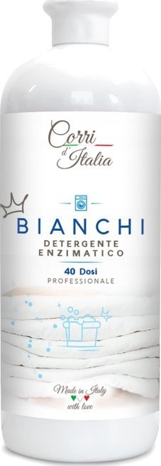CORRI DITALIA Płyn do prania białego CORRI D'ITALIA Białe enzymatyczne 40 prań 1 L