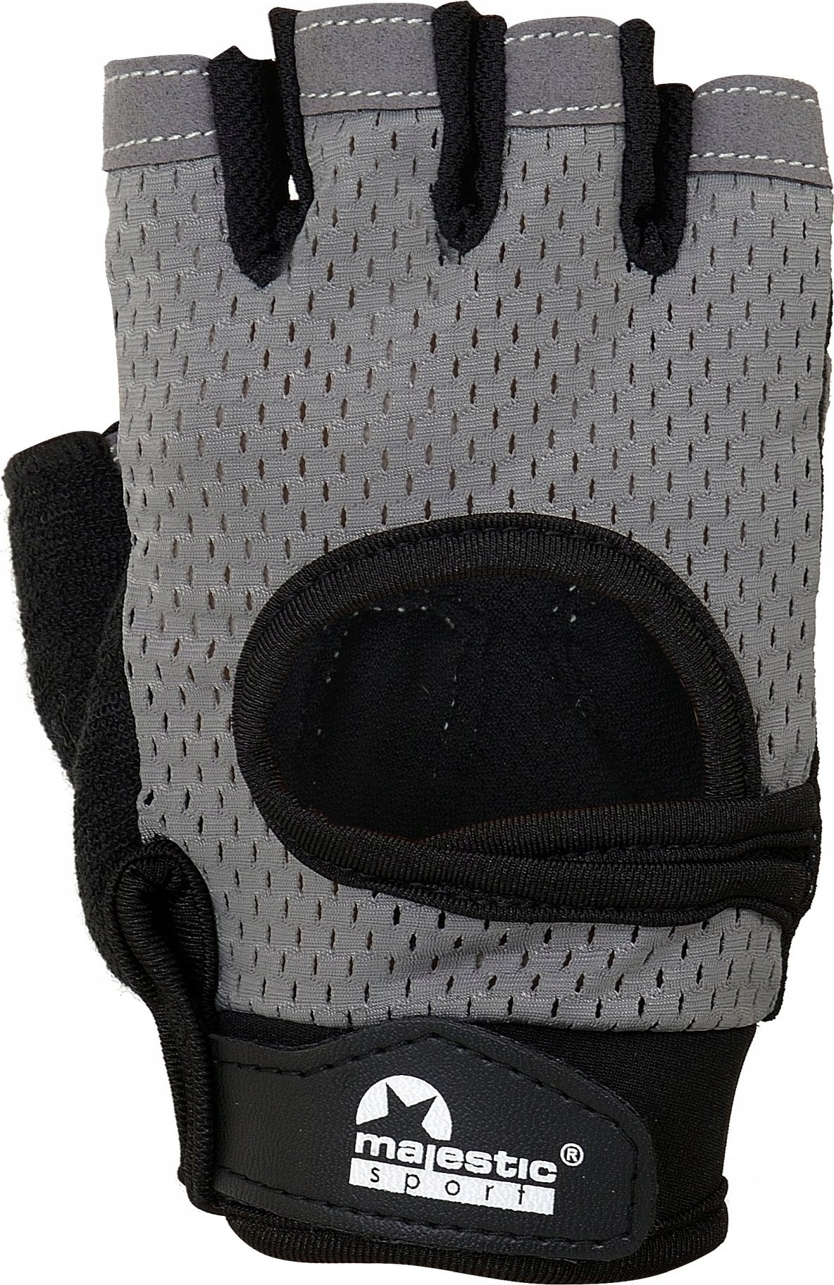 Rękawiczki treningowe Majestic Sport BASIC I krótkie szare r. L