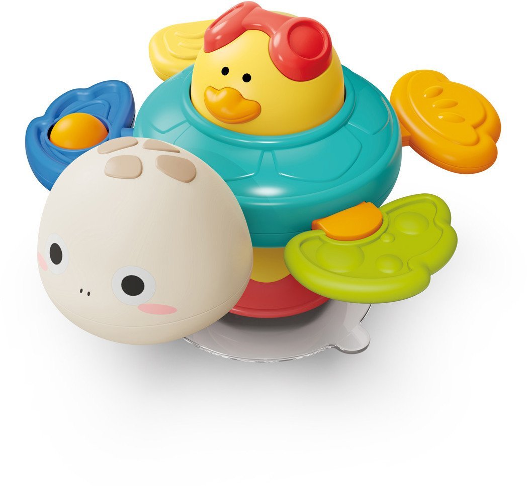 BABYONO 1584 ZABAWKA SENSORYCZNA Z PRZYSSAWKĄ TURTLE