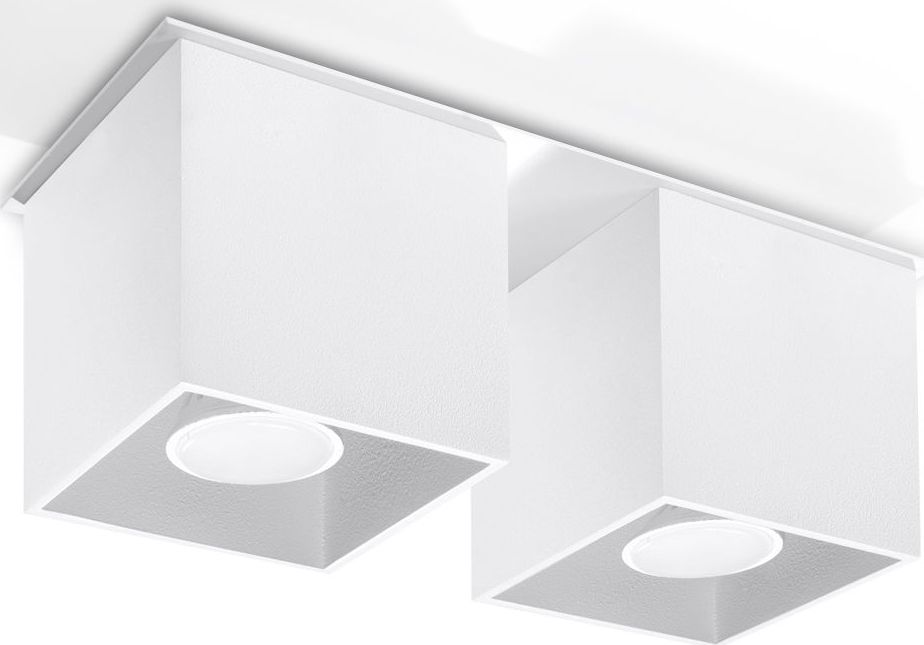 Lampa sufitowa Lumes Minimalistyczny plafon E767-Quas - biały