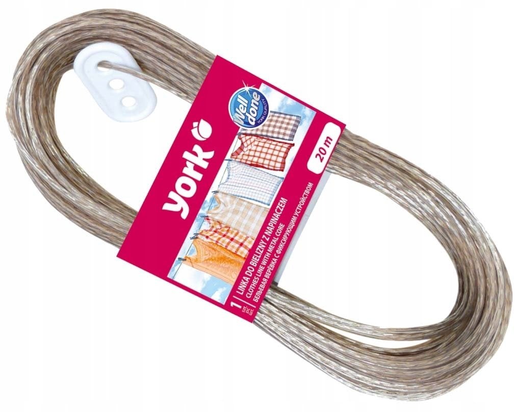 York Velas linka z metalowym rdzeniem 20 m 5903355007074 5903355007074 (5903355007074)