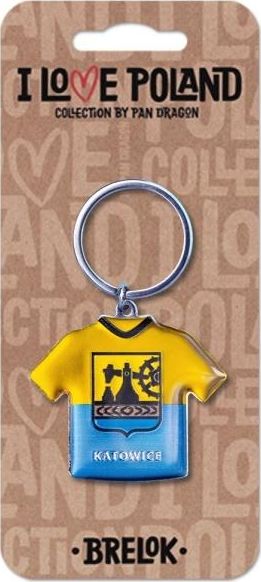 Breloczek Pan Dragon Brelok I love Poland Katowice ILP-BRE-A-KAT-03