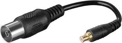 Kabel Goobay Antenowy 0.1m czarny (67227)