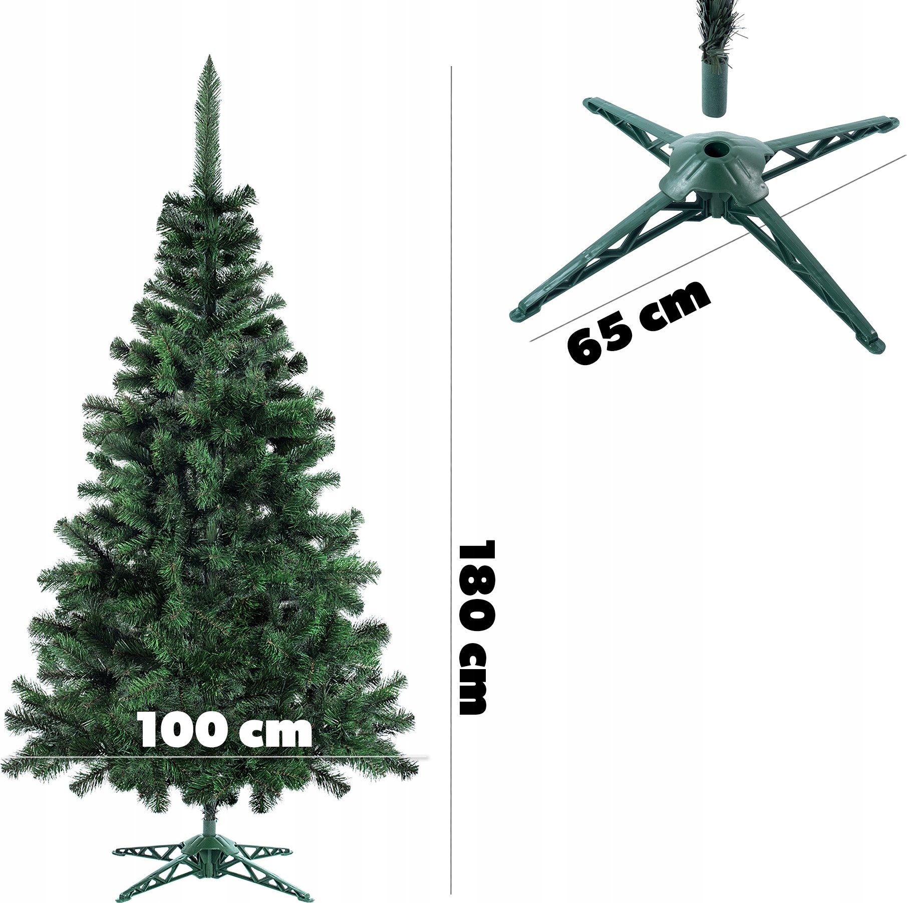 Kadax KADAX Choinka sztuczna 180cm Sosna Świerk Jodła Gęsta Jak Żywa + Stojak