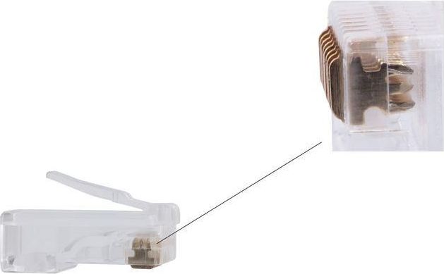 Gembird wtyk RJ45, na drut kat. 5e, 30U (100 szt.) (8P8C)