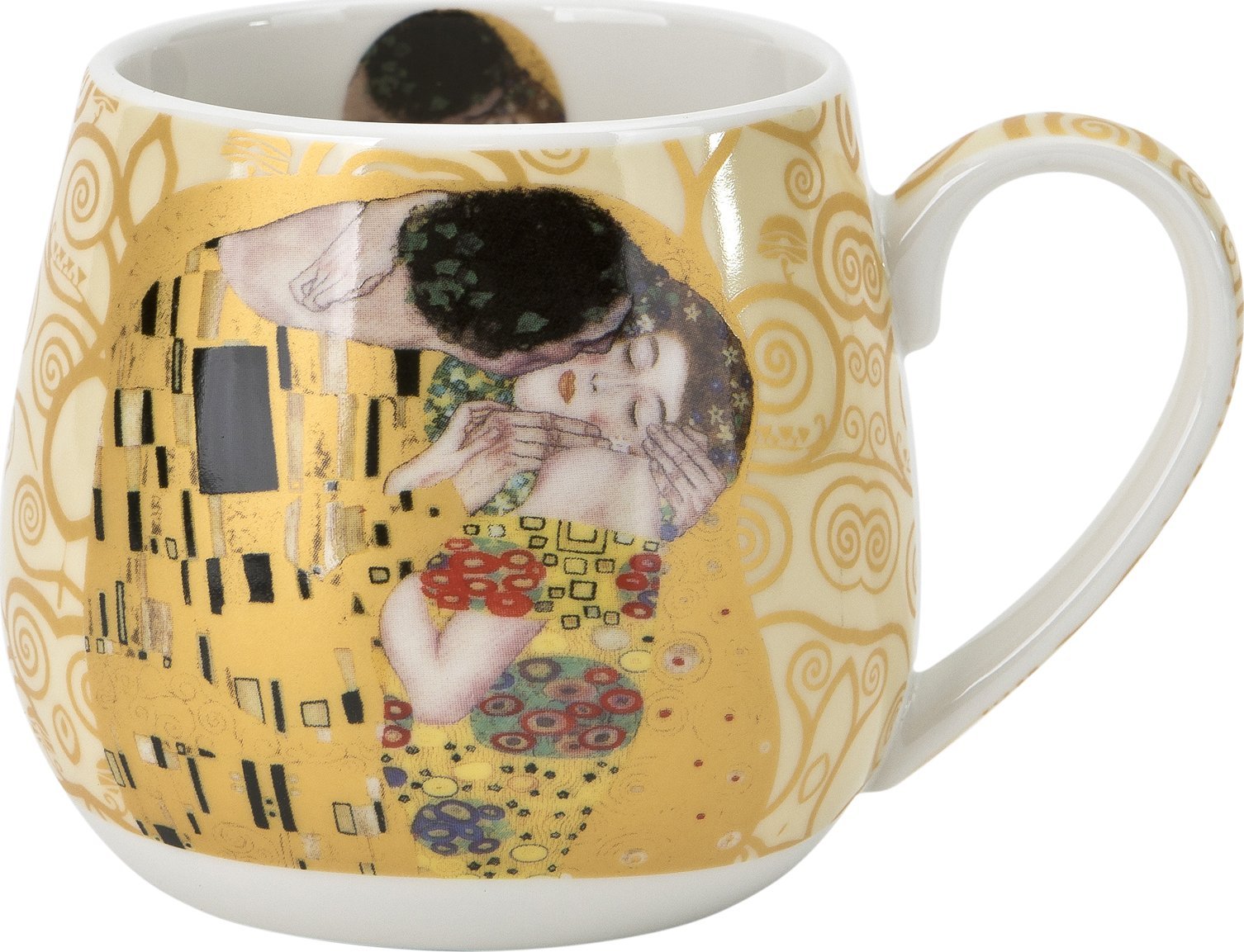 DUO Kubek Baryłka 430 ml The Kiss Ecru