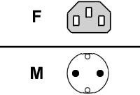 Kabel zasilający Fujitsu Cable powercord (D,..), 1.8m, grey