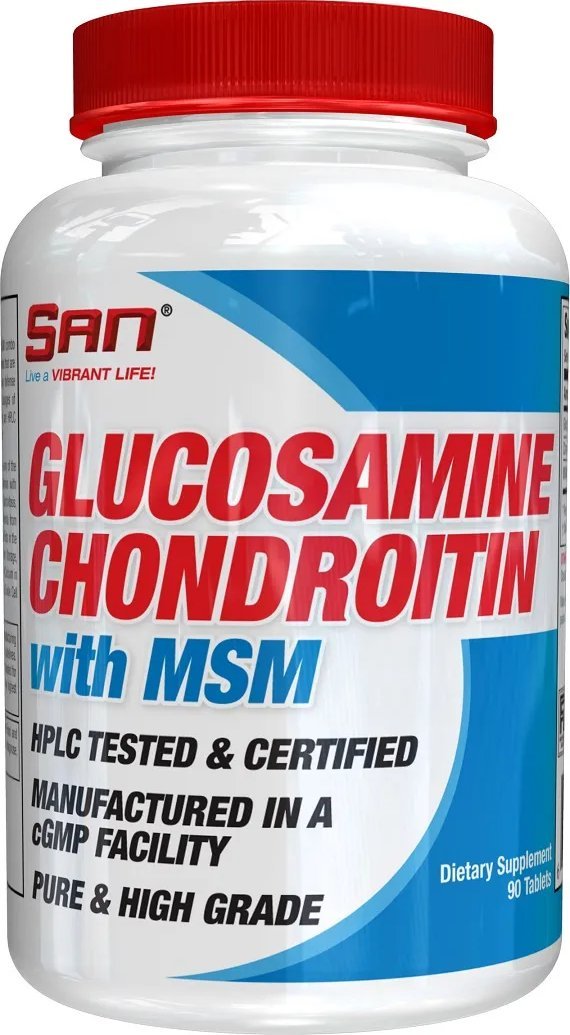 San SAN - Glucosamine Chondroitin with MSM, 90 tabletek