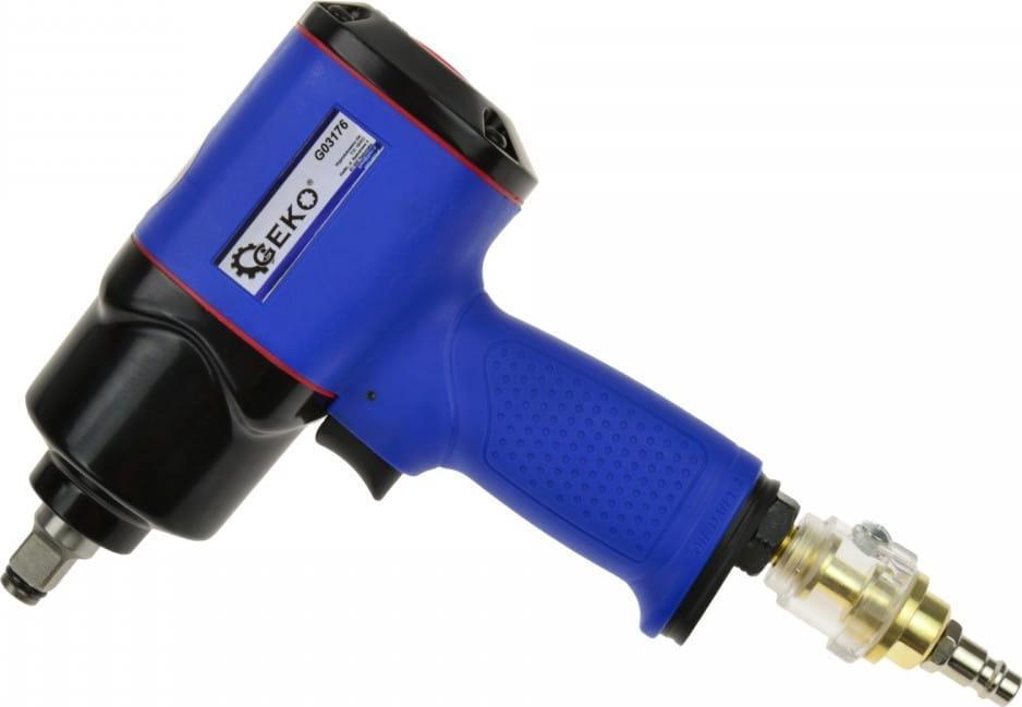 Geko KLUCZ PNEUMATYCZNY UDAROWY 1/2" + OLEJARKA (6) G03176 GEKO