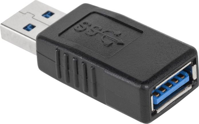 Adapter USB USB - USB Czarny (LEC-ZLA0866)