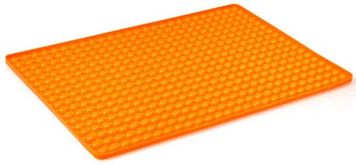 Silikonowa podkładka do pieczenia i grillowania - mata z wypustkami do piekarnika 40x28 cm