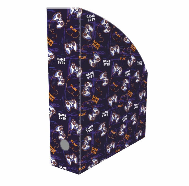 Pojemnik organizer na dokumenty PVC A4 7cm pady Gamepad BIURFOL