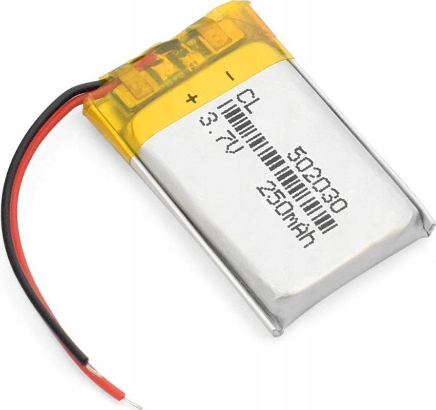 Liter Energy Battery Akumulator Li-Poly 250mAh 3.7V 502030