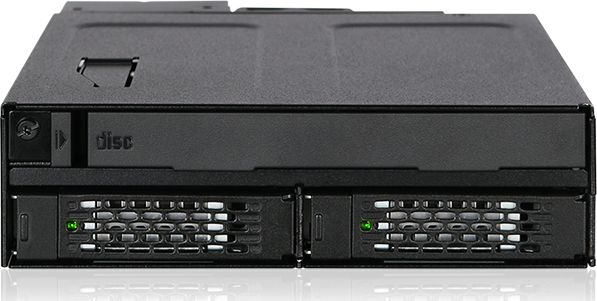 Kieszeń Icy Dock 2x 2.5" SSD/HDD + Ultra Slim ODD 5.25" ToughArmor (MB602SPO-B)