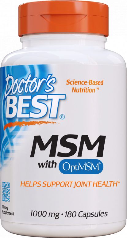 DOCTORS BEST Doctor's Best MSM 1000mg 180 kaps.
