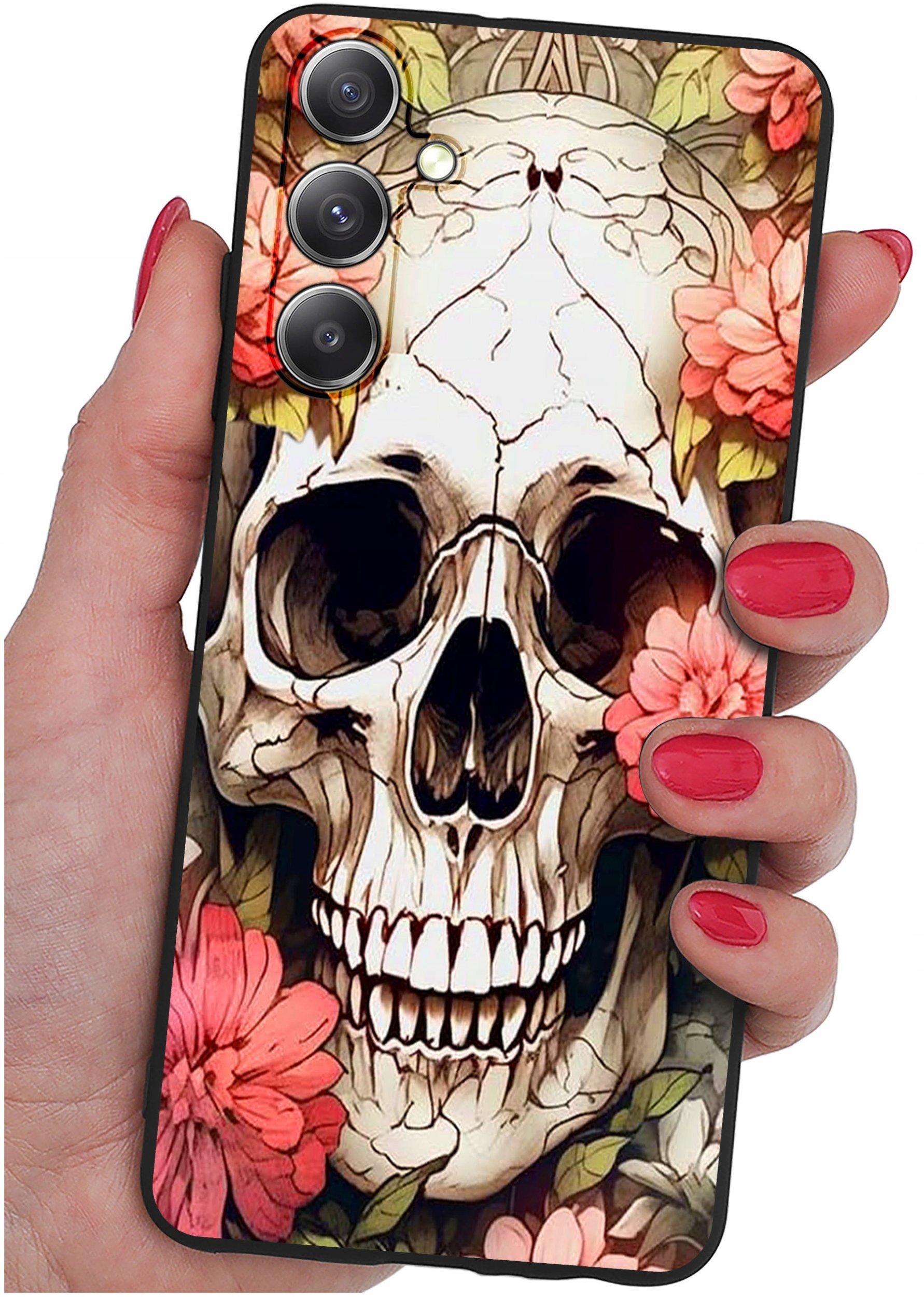 Etui do Samsung Galaxy S24 FE WZORY |SILIKONOWE MATT CASE + SZKŁO 9H