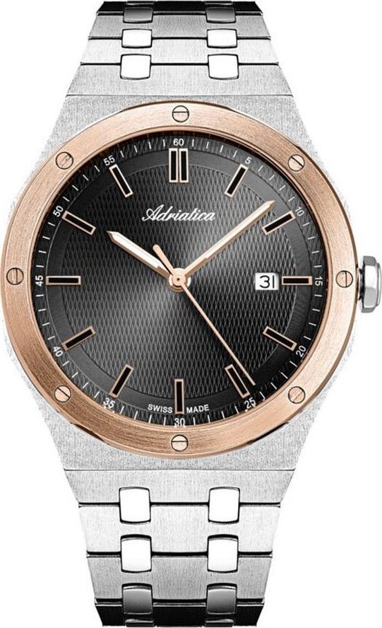 Zegarek męski Adriatica A8337.R116Q srebrny