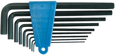 Mega Zestaw kluczy imbusowych hex typ L 1,5-10mm 9szt. (48049)