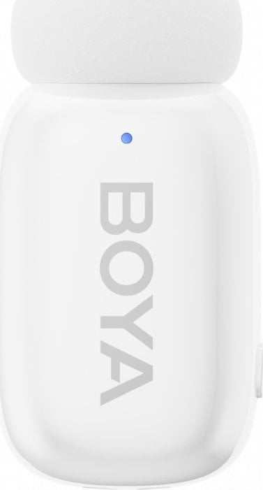 Boya Mini-13 Ultracompact 2.4GHz Wireless Microphone System with USB-C plug(White)