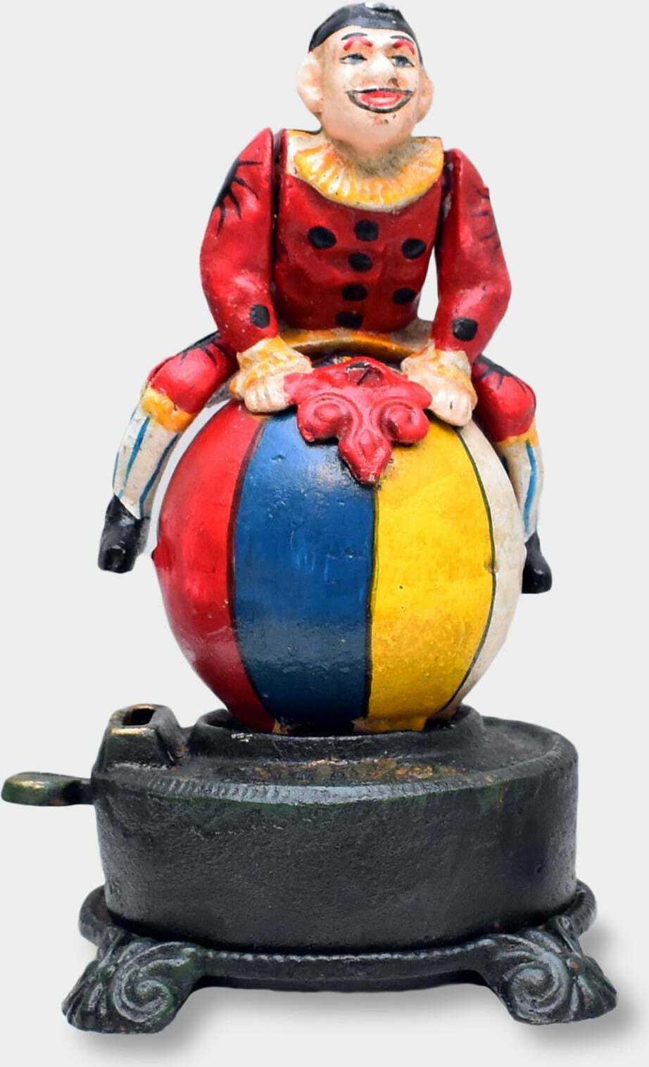 rzezbyzbrazu Żeliwna Skarbonka Mechaniczna Klaun