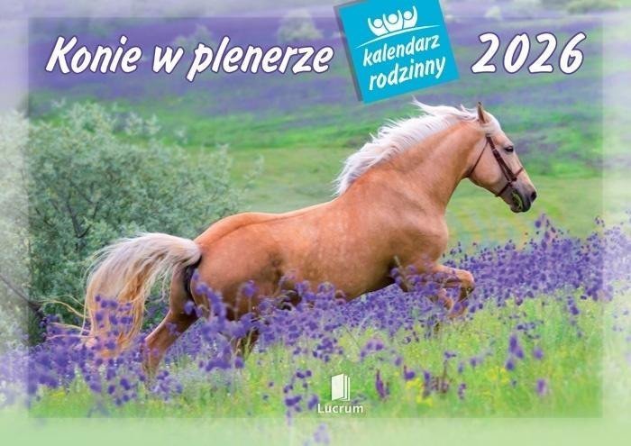 Kalendarz 2026 rodzinny Konie w plenerze