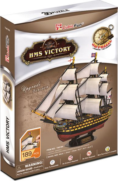 Cubicfun PUZZLE 3D Żaglowiec HMS Victory - T4019H
