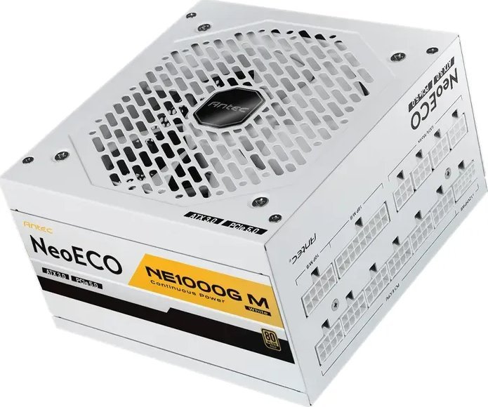 Zasilacz Antec NeoECO NE1000G M White ATX 3.0 1000W (0-761345-11790-6)