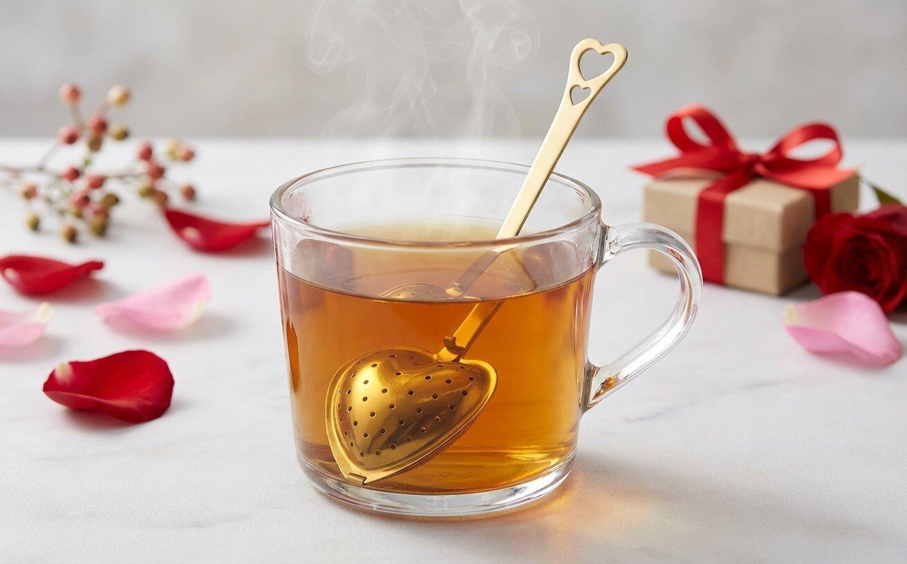 Zaparzacz metalowy 'SERCE"