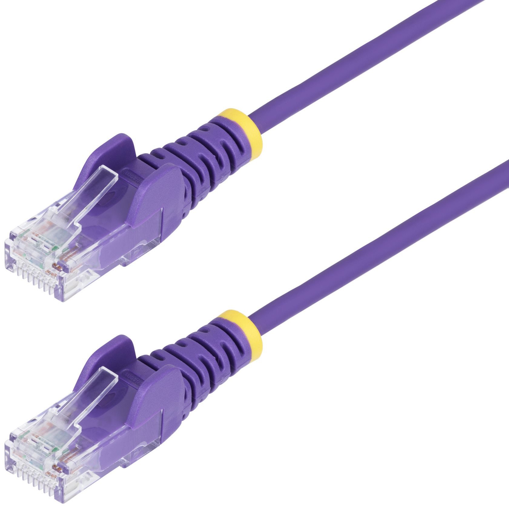 StarTech N6PAT50CMPLS kabel sieciowy Fioletowy 0,5 m Cat6 U/UTP (UTP)