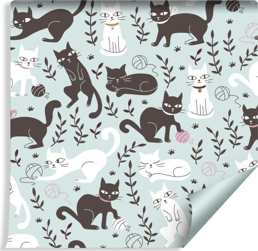Muralo Tapeta Dla Dzieci - Urocze Kotki