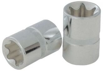 Satra Torx lizdas 1/2" CHROMEplus na zawieszanych etykietach E16 KS Tools