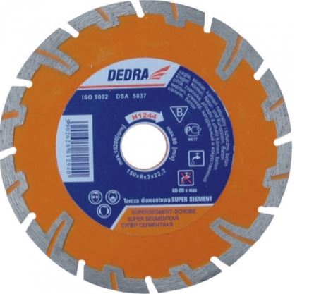 Dedra Tarcza diamentowa Super Segment do cięcia betonu 230mm (H1247)