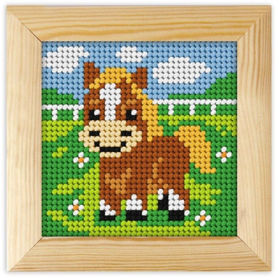 Haft z ramką. Moje pierwsze wyszywanie - Konik EDUKAMP