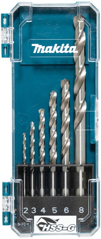 METAL DRILL HSS-G BITS 6PCS